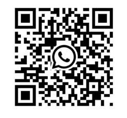 Scannen Sie den QR-Code mit Ihrem SmartPhone, um uns über WhatsApp zu kontaktieren Scannen Sie den QR-Code mit Ihrem SmartPhone, um uns über WhatsApp zu kontaktieren